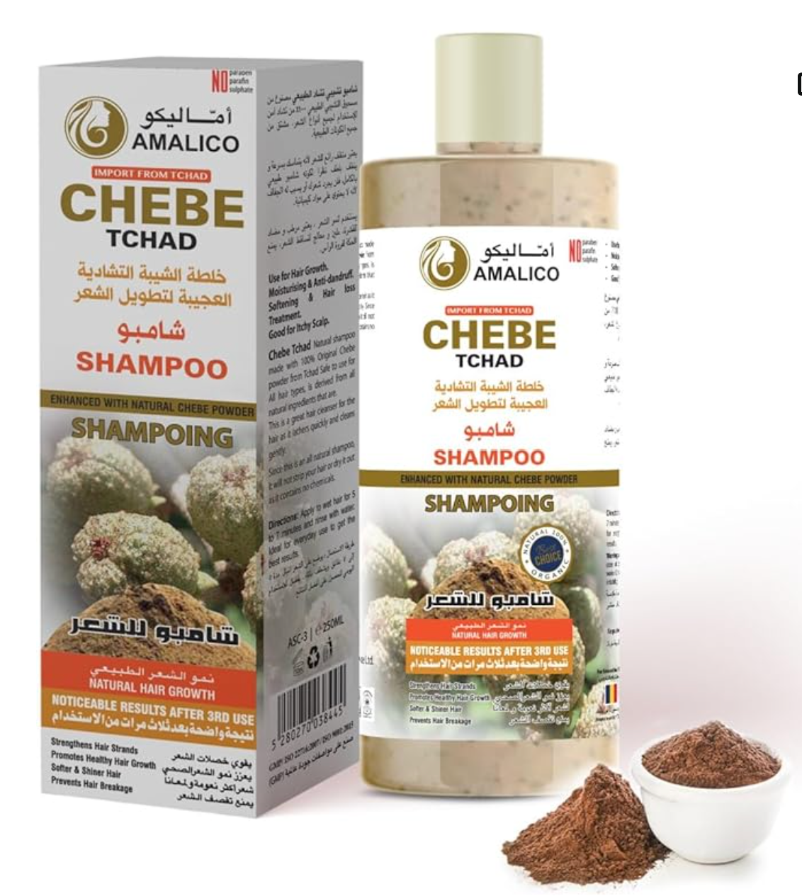 Chebe Shampoo for Hair Growth – 100% Natural
